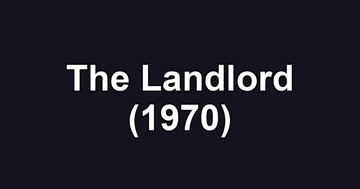 The Landlord (1970)