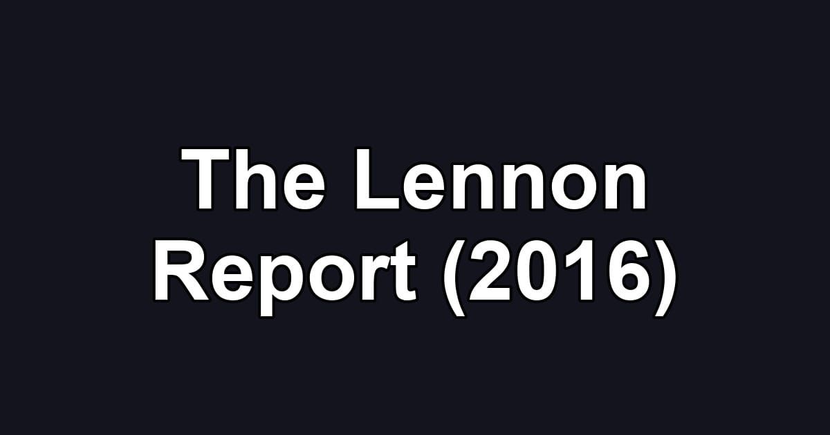The Lennon Report (2016)
