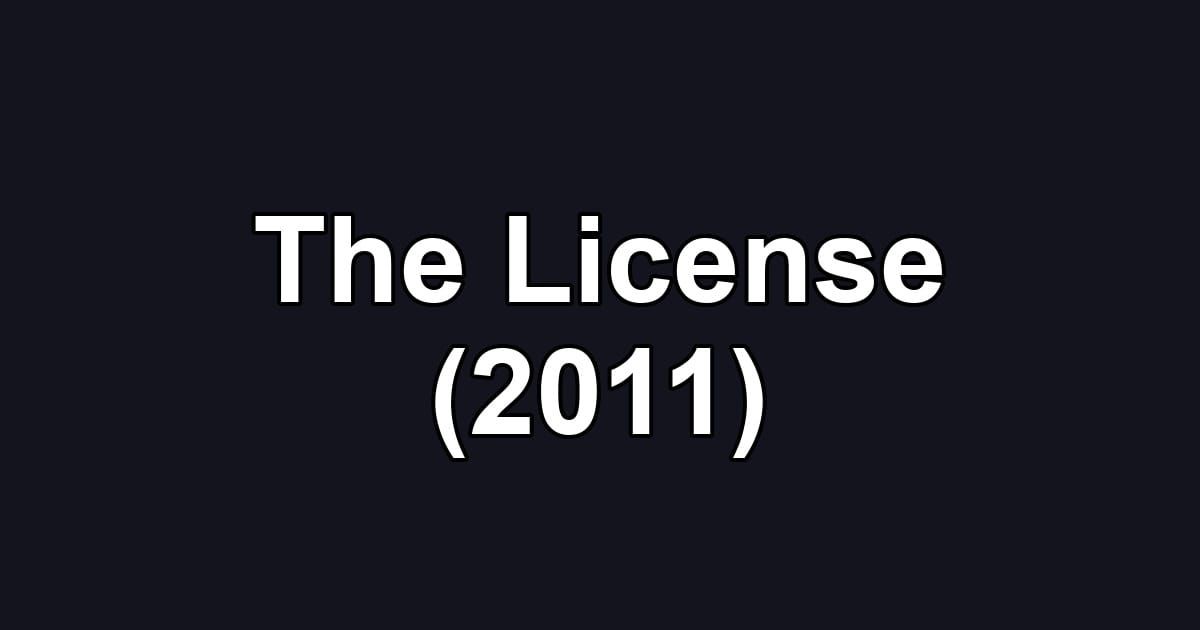 The License (2011)