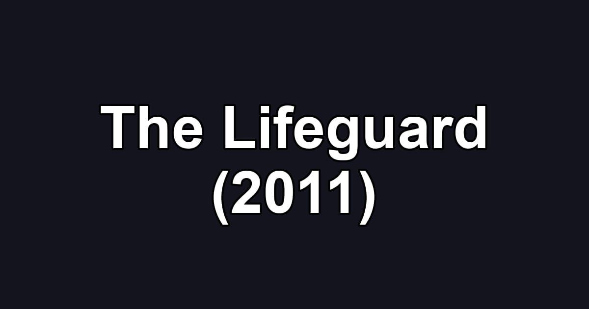 The Lifeguard (2011)