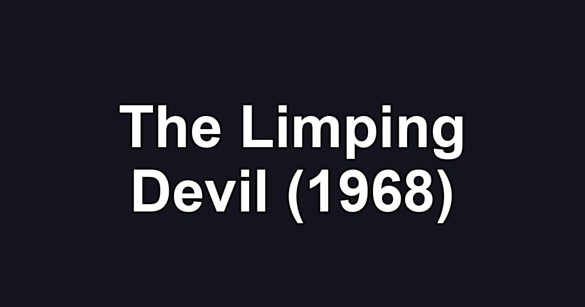 The Limping Devil (1968)