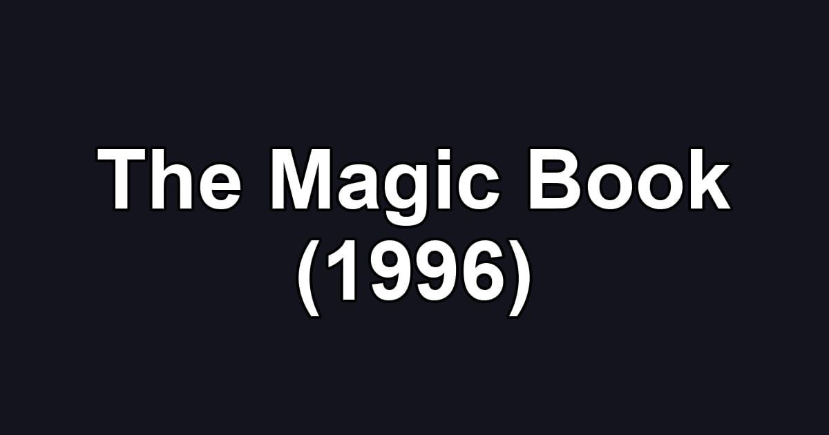 The Magic Book (1996)
