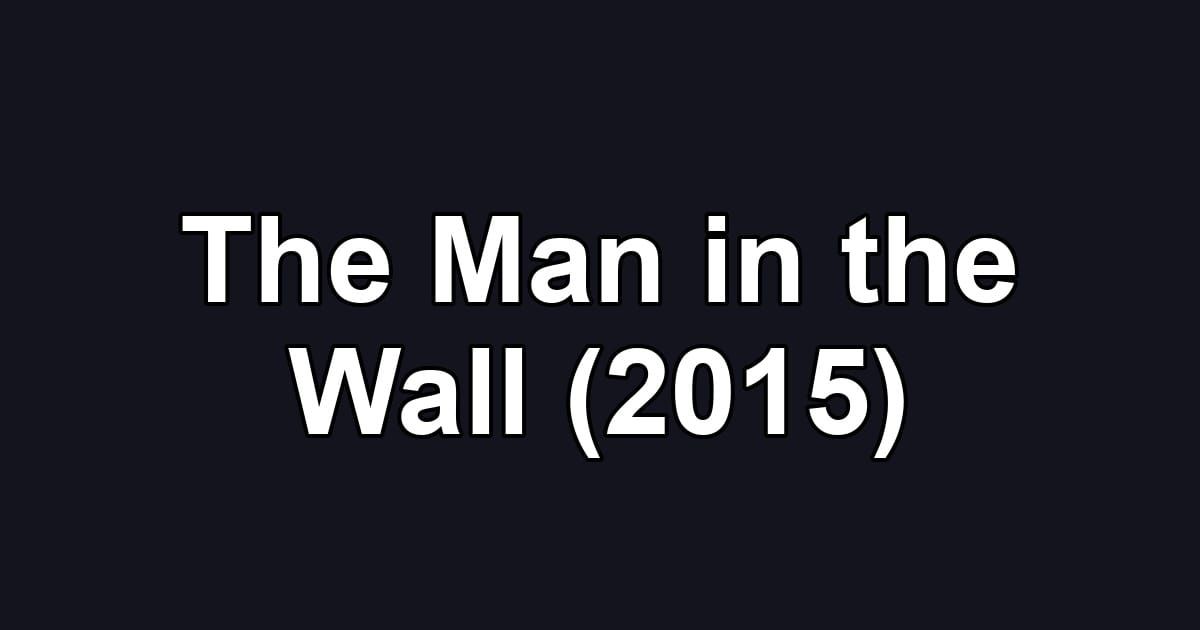 The Man in the Wall (2015)