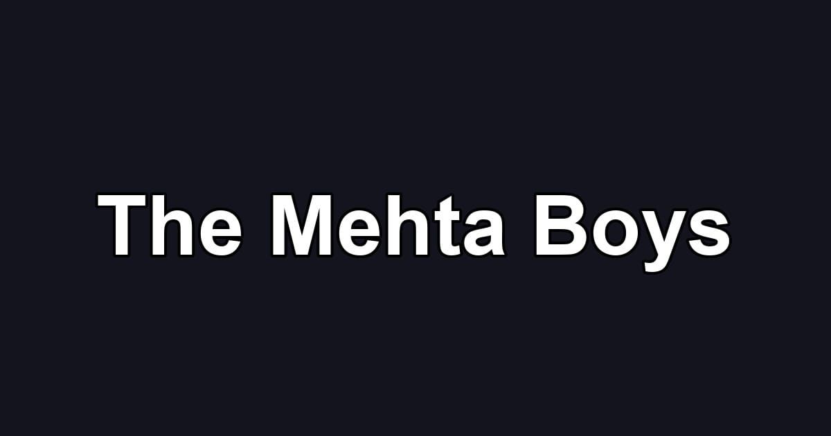 The Mehta Boys