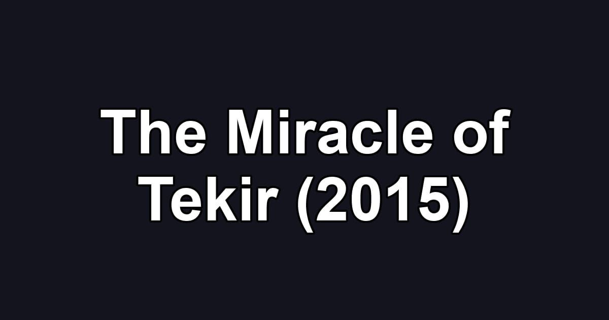 The Miracle of Tekir (2015)