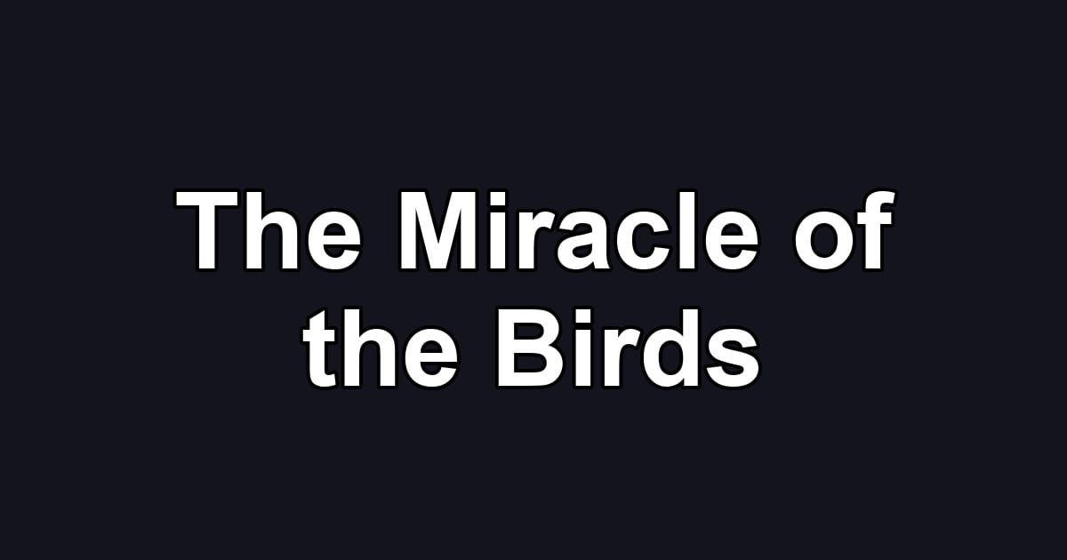 The Miracle of the Birds