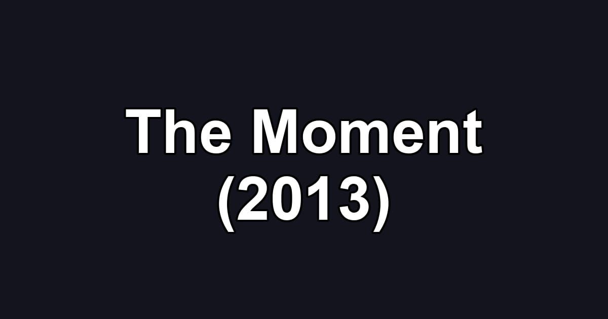 The Moment (2013)