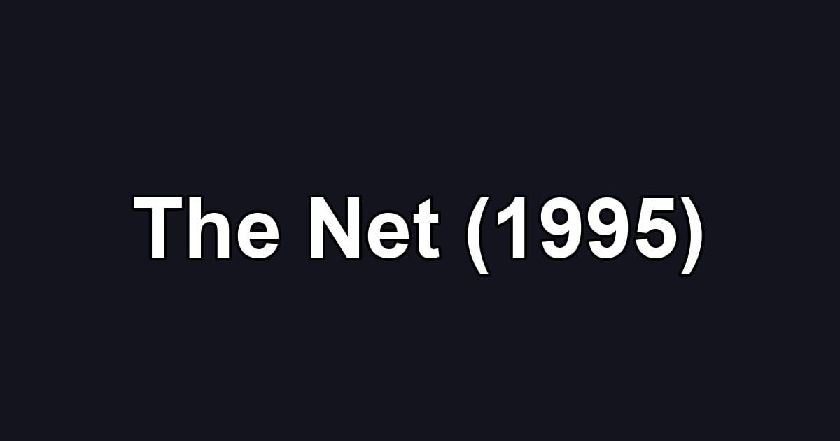 The Net (1995)