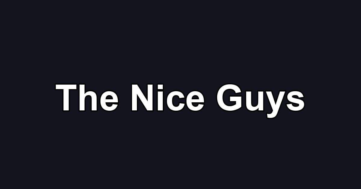 The Nice Guys