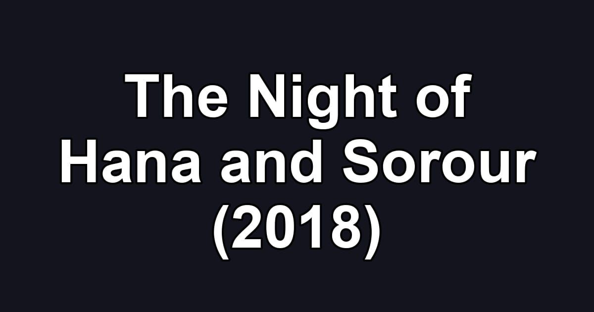 The Night of Hana and Sorour (2018)