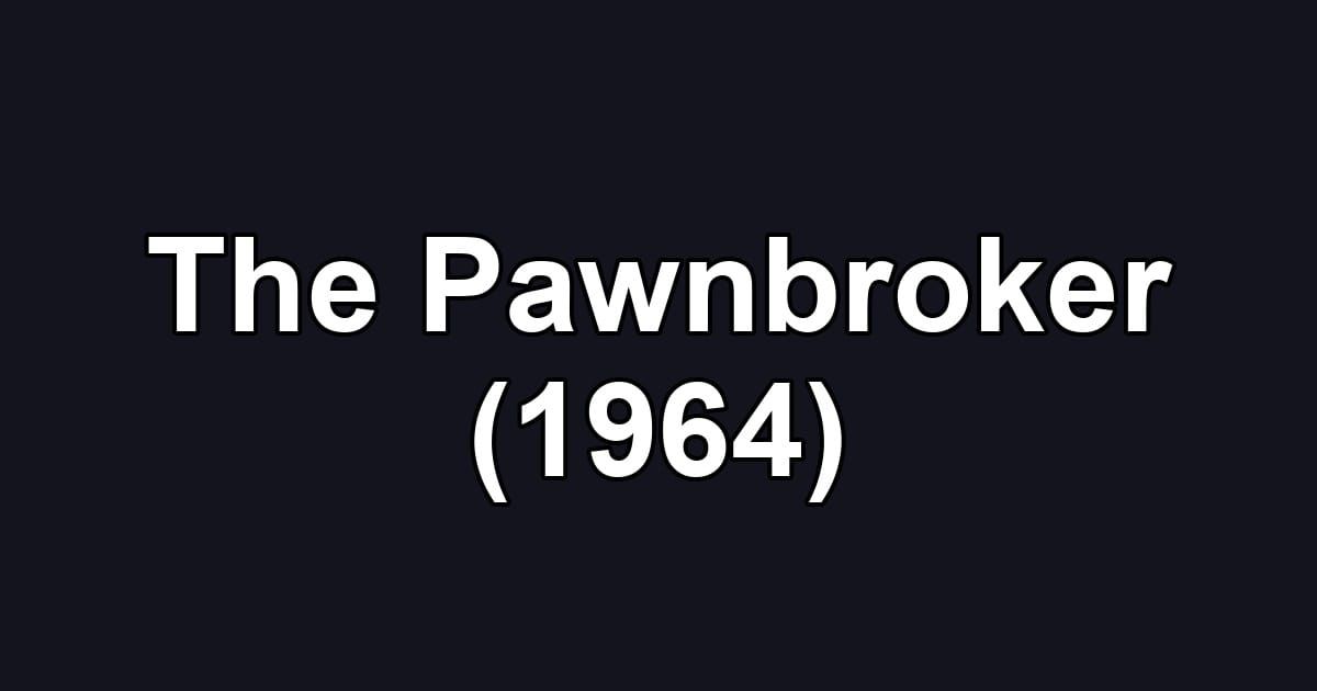 The Pawnbroker (1964)