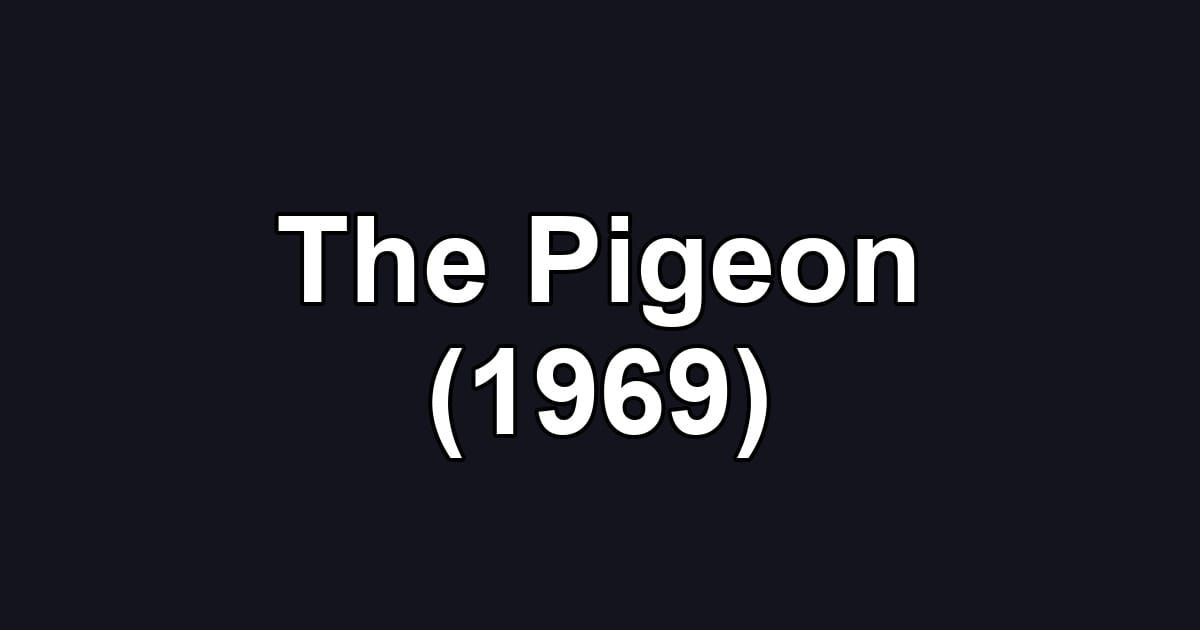 The Pigeon (1969)
