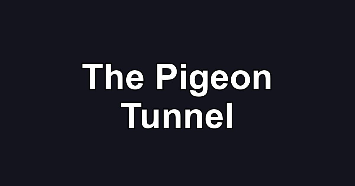 The Pigeon Tunnel