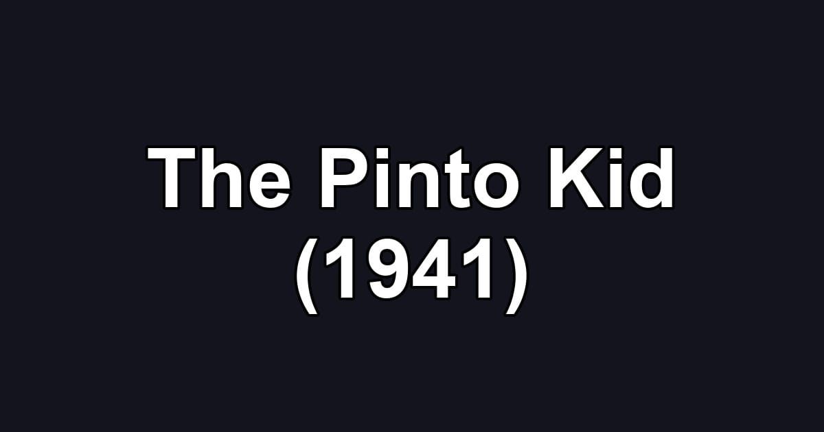 The Pinto Kid (1941)