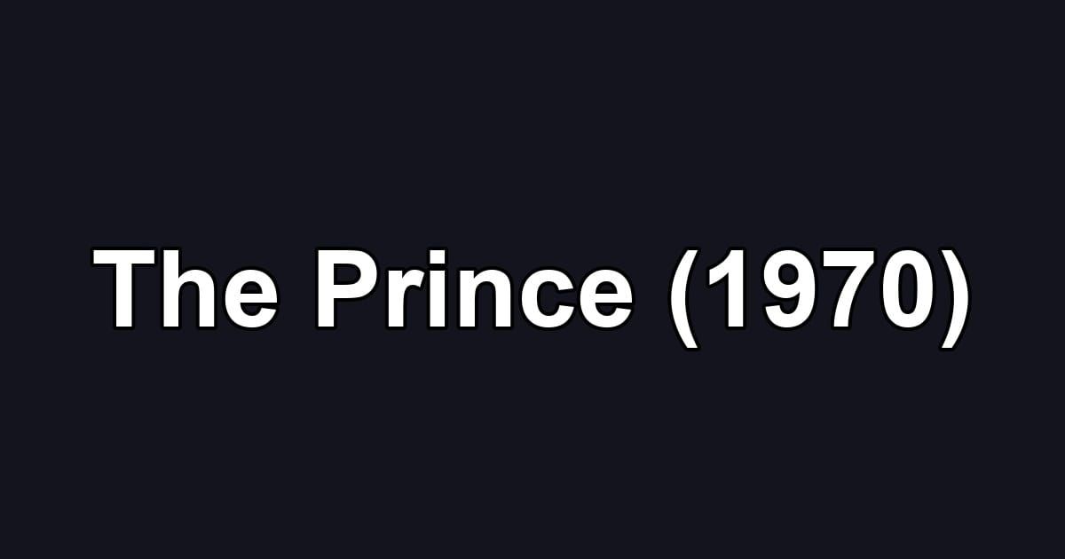 The Prince (1970)