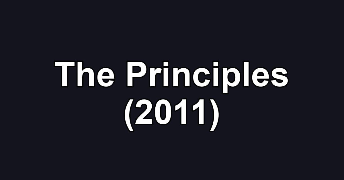 The Principles (2011)