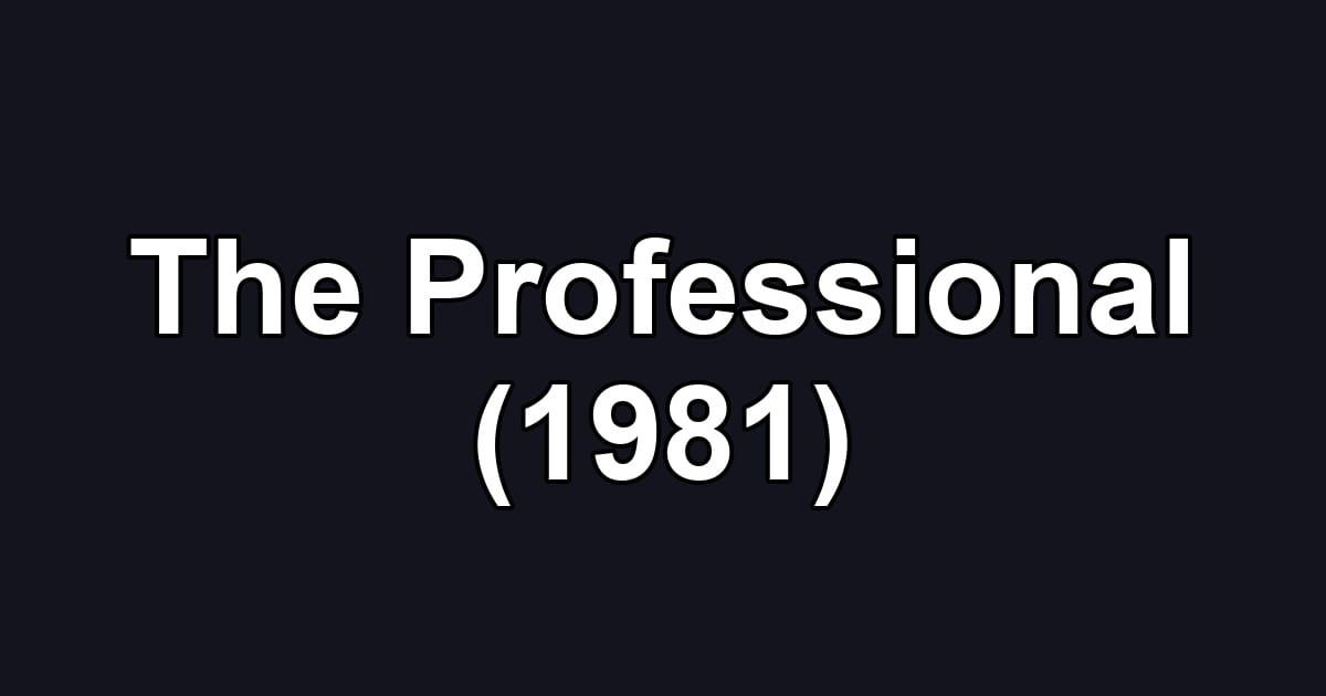 The Professional (1981)