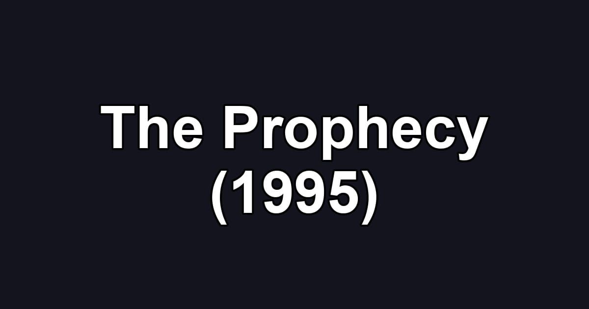 The Prophecy (1995)