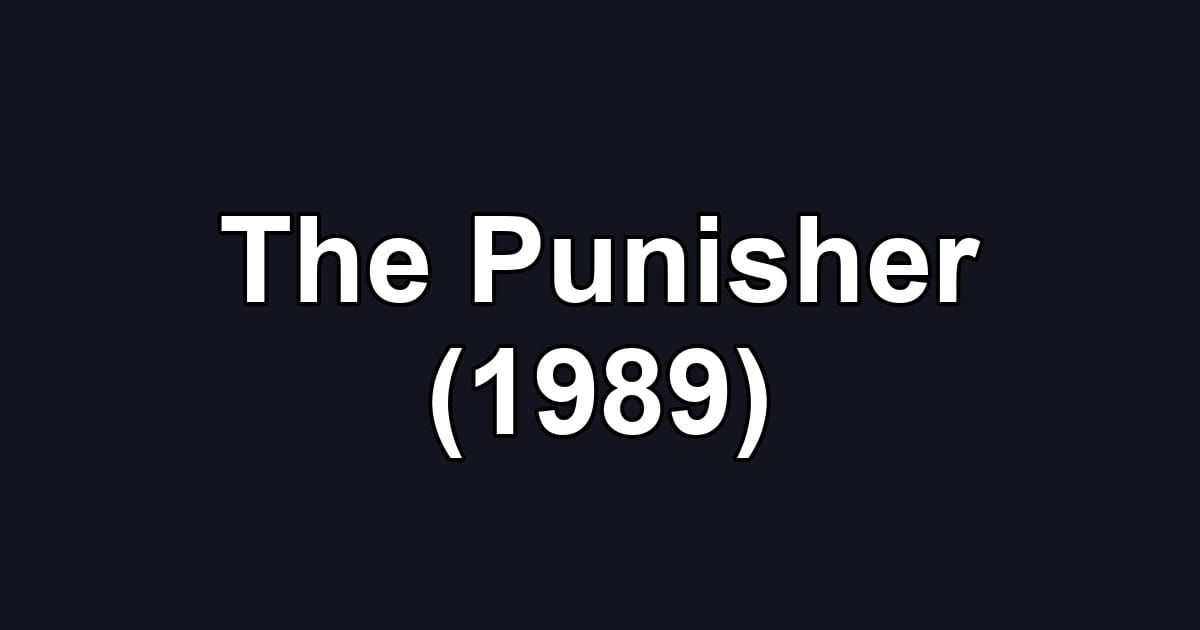 The Punisher (1989)