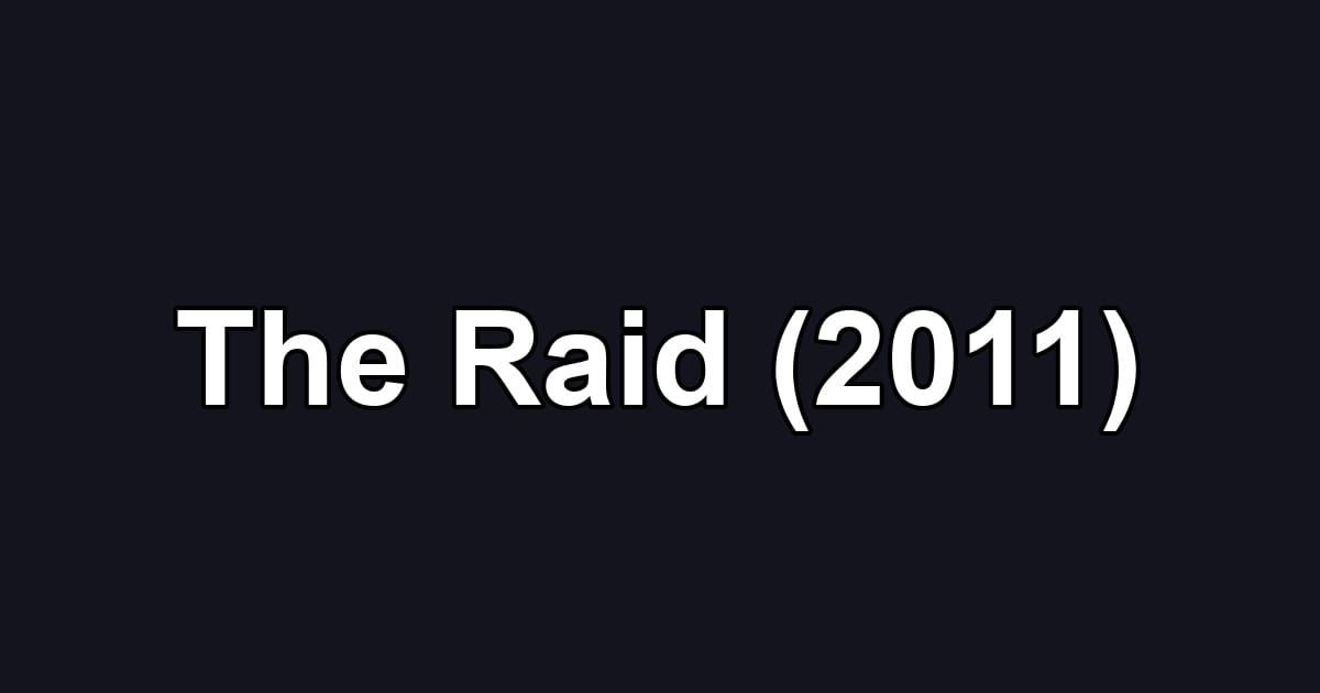 The Raid (2011)