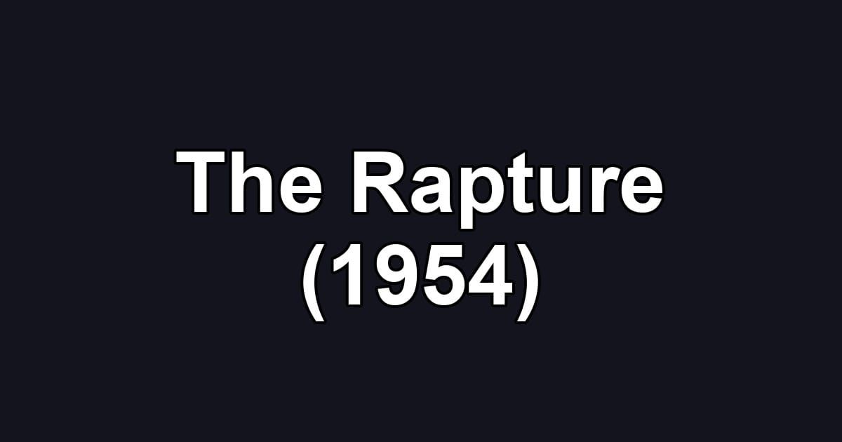 The Rapture (1954)