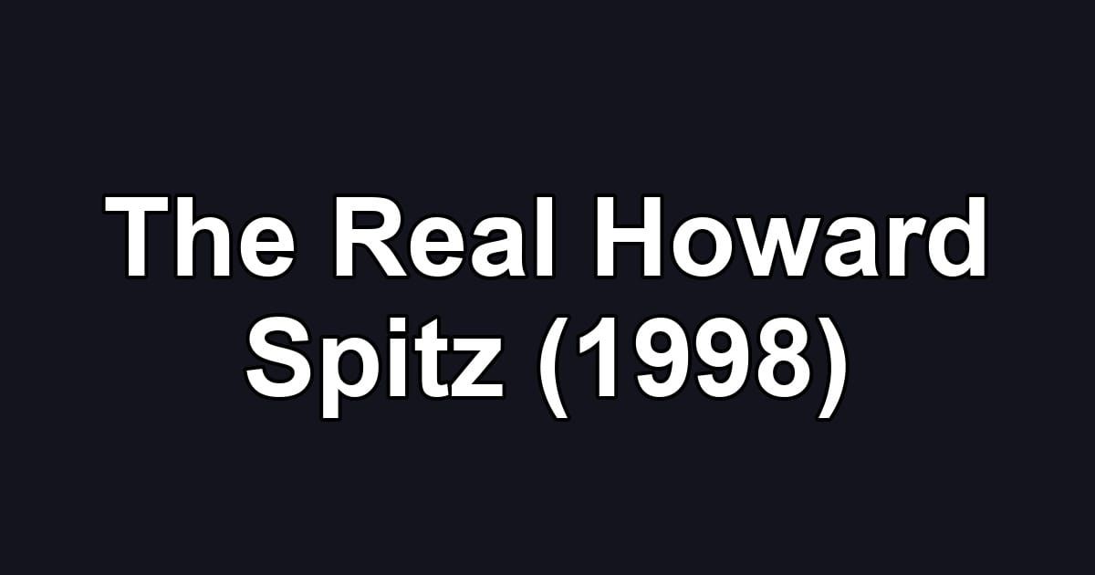 The Real Howard Spitz (1998)