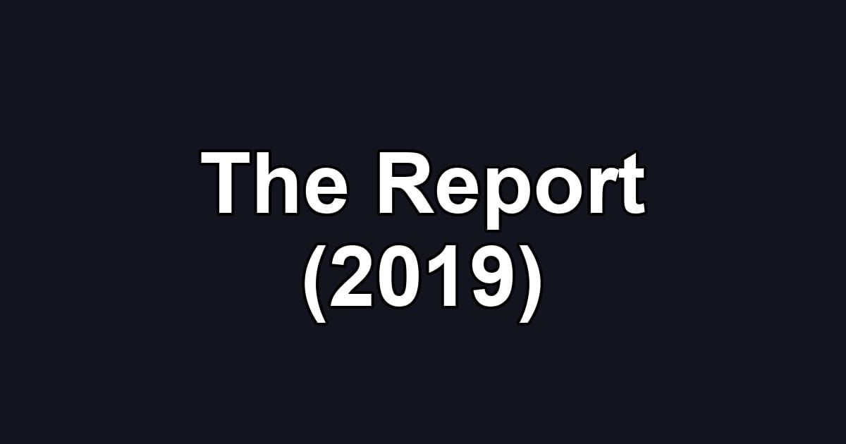 The Report (2019)