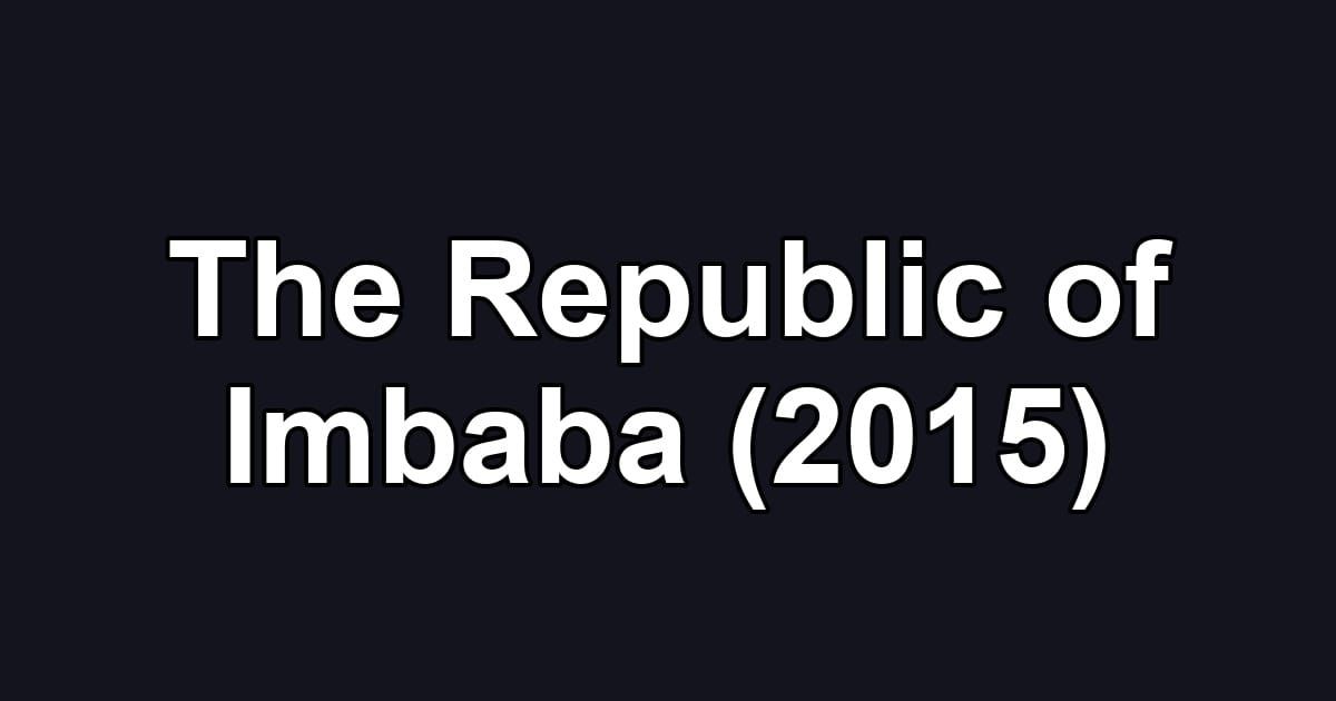The Republic of Imbaba (2015)