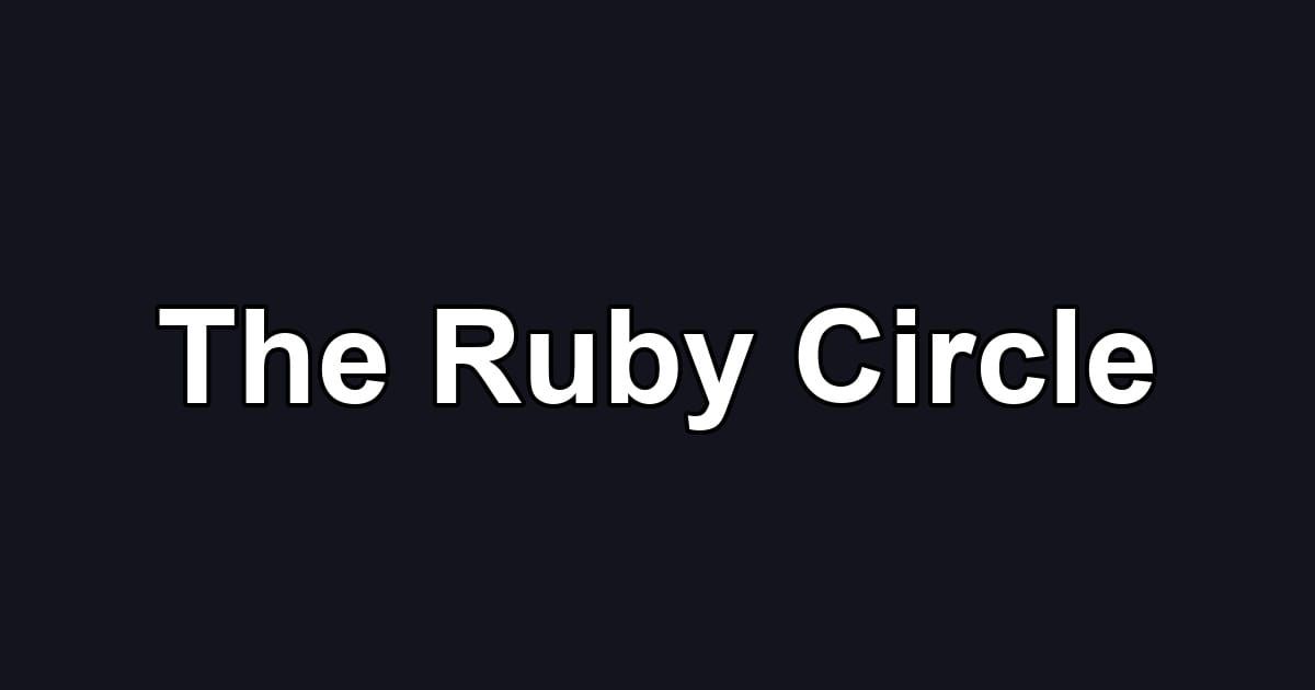 The Ruby Circle
