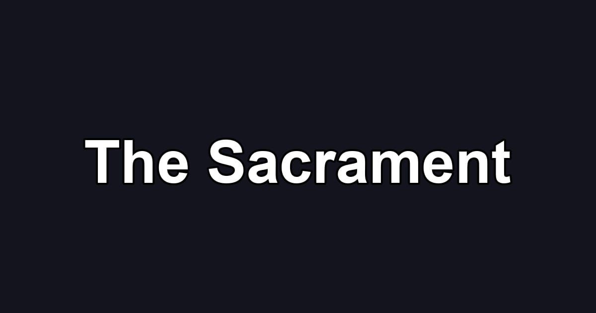 The Sacrament