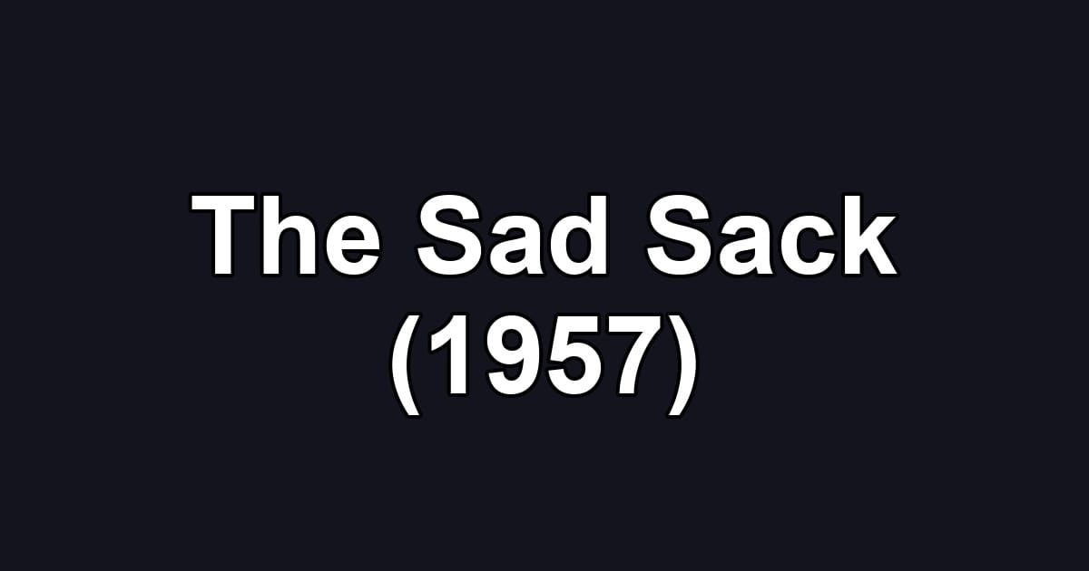 The Sad Sack (1957)