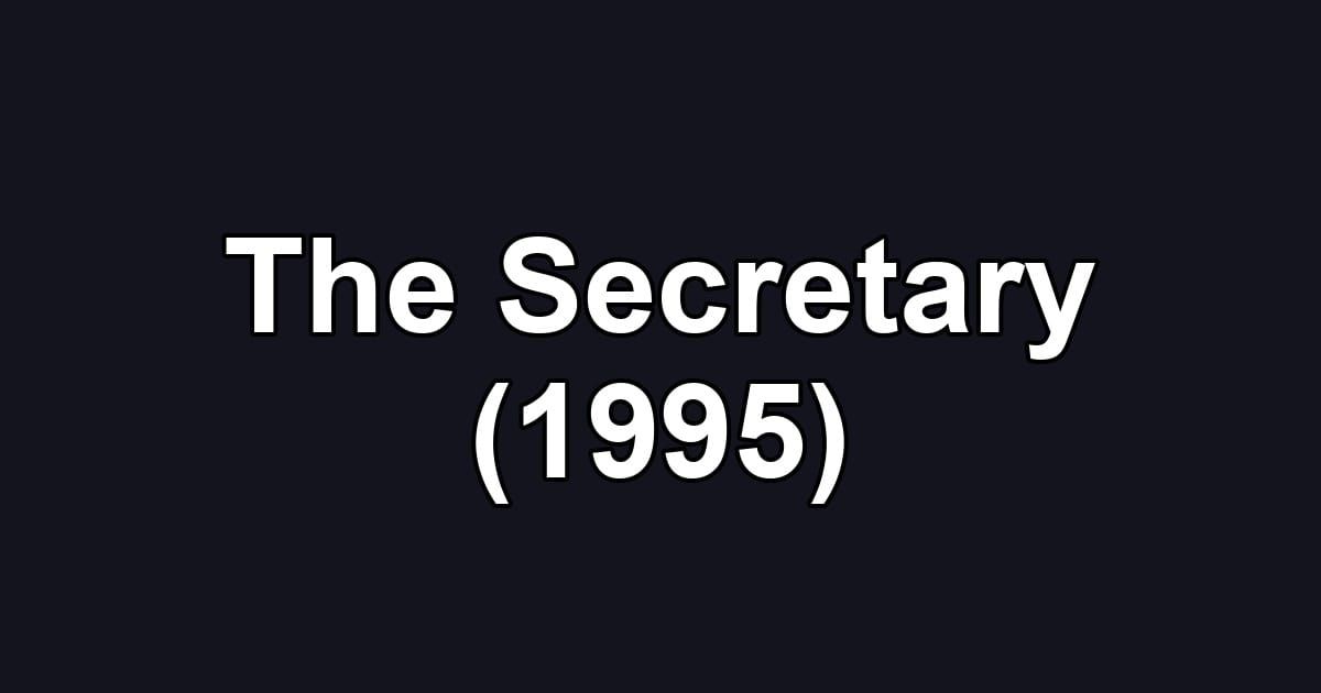 The Secretary (1995)