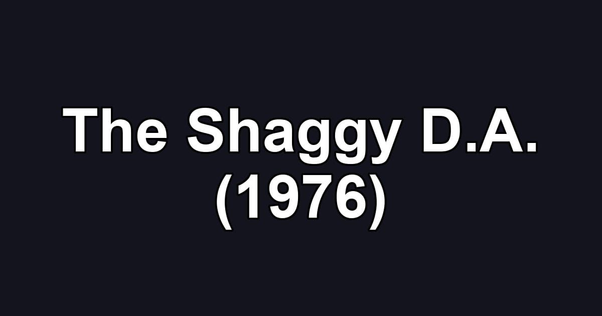 The Shaggy D.A. (1976)