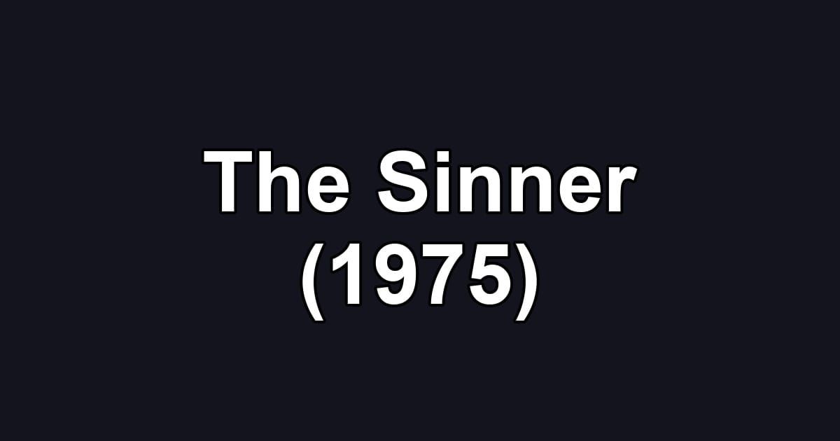 The Sinner (1975)