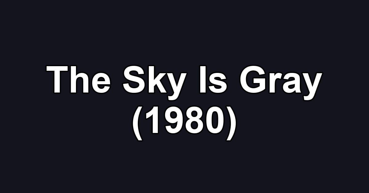 The Sky Is Gray (1980)
