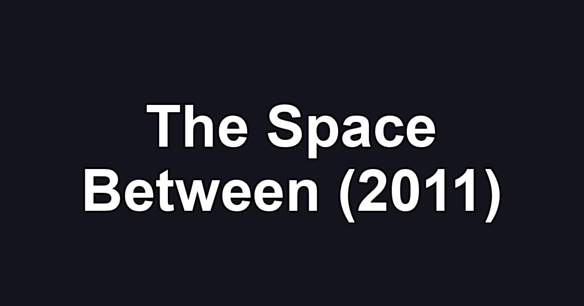 The Space Between (2011)