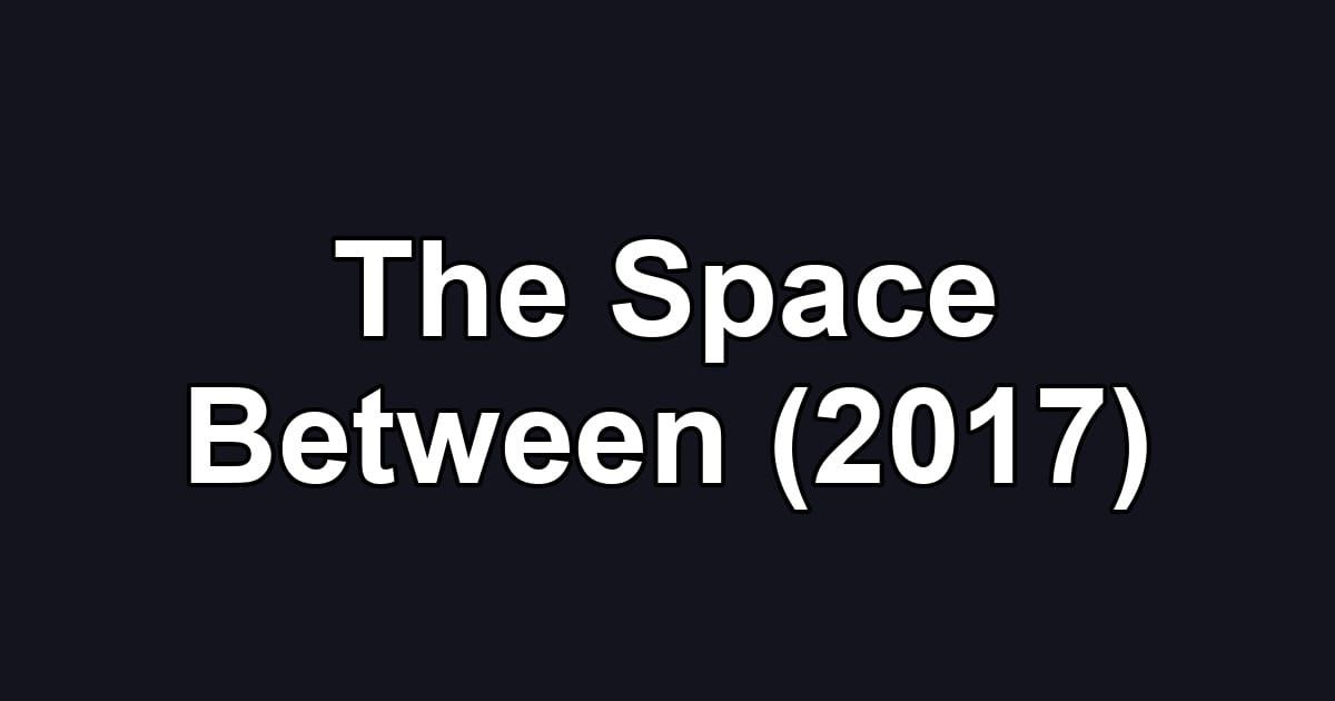 The Space Between (2017)