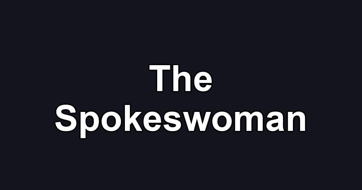 The Spokeswoman