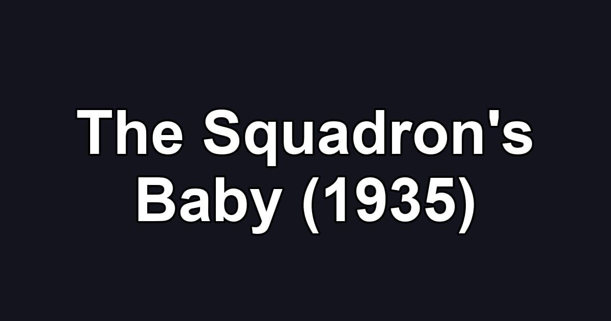 The Squadron's Baby (1935)