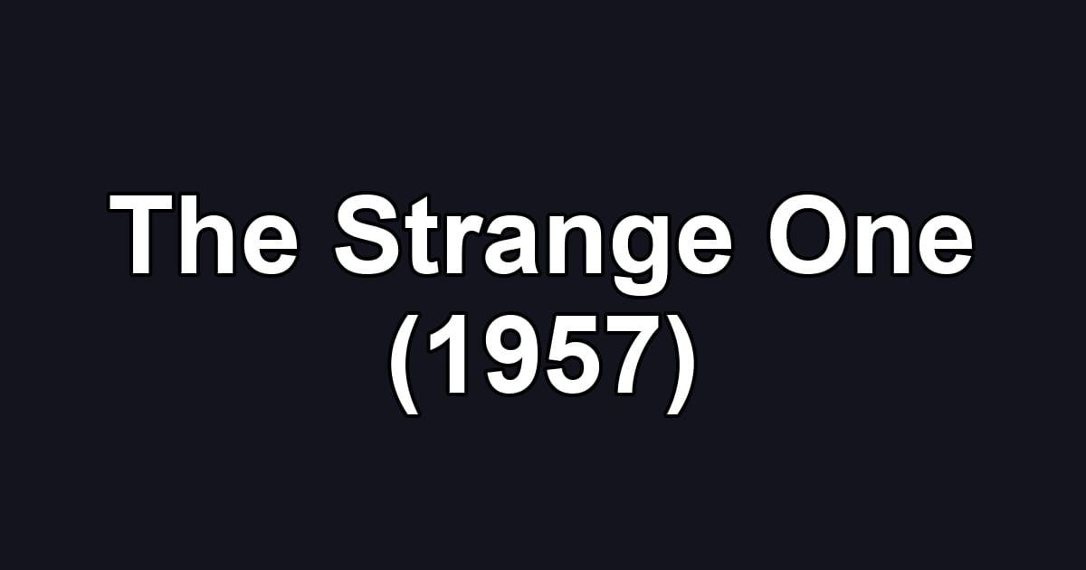 The Strange One (1957)