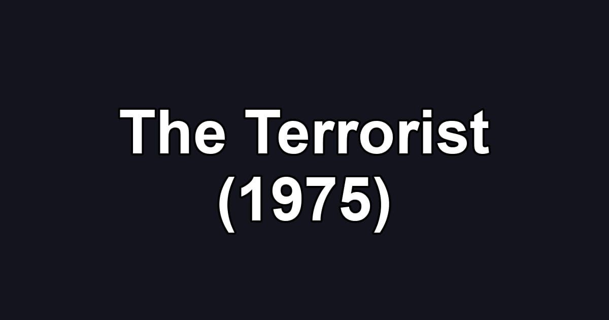 The Terrorist (1975)