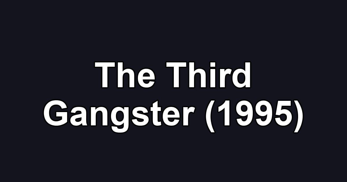 The Third Gangster (1995)