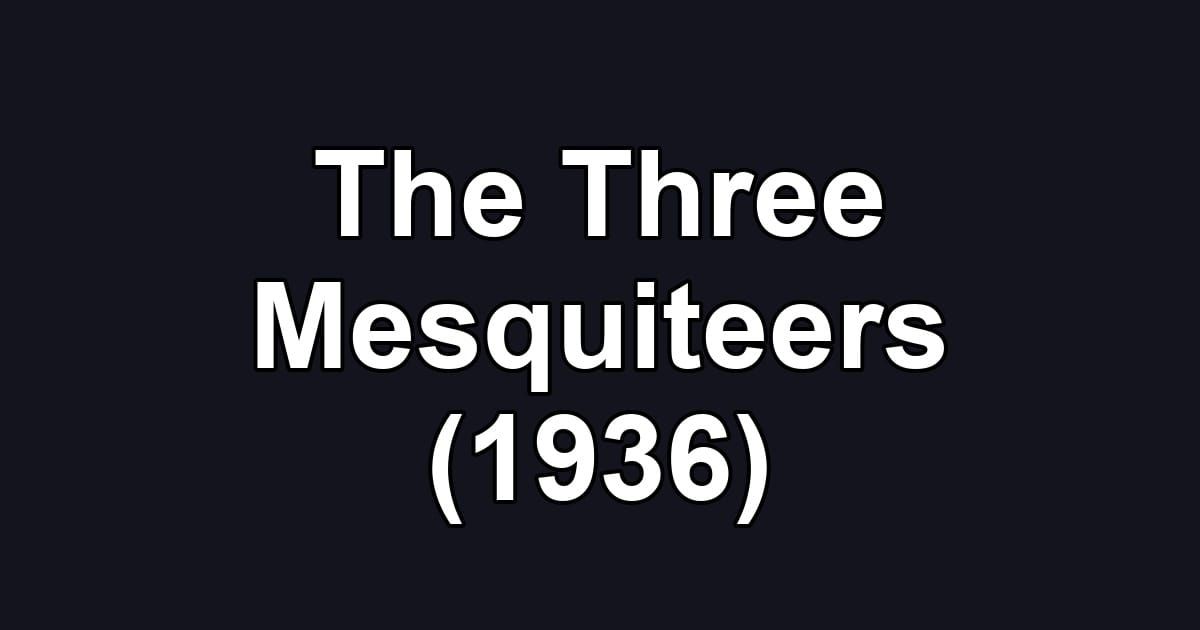 The Three Mesquiteers (1936)