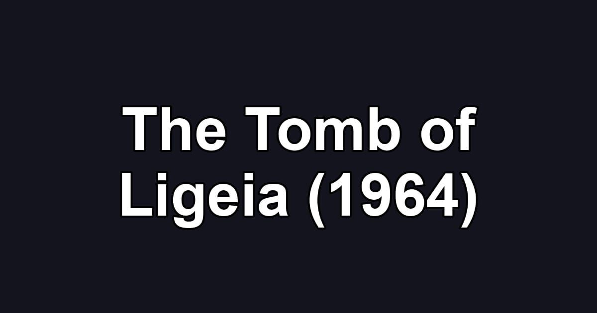 The Tomb of Ligeia (1964)