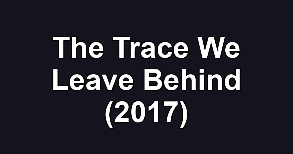 The Trace We Leave Behind (2017)