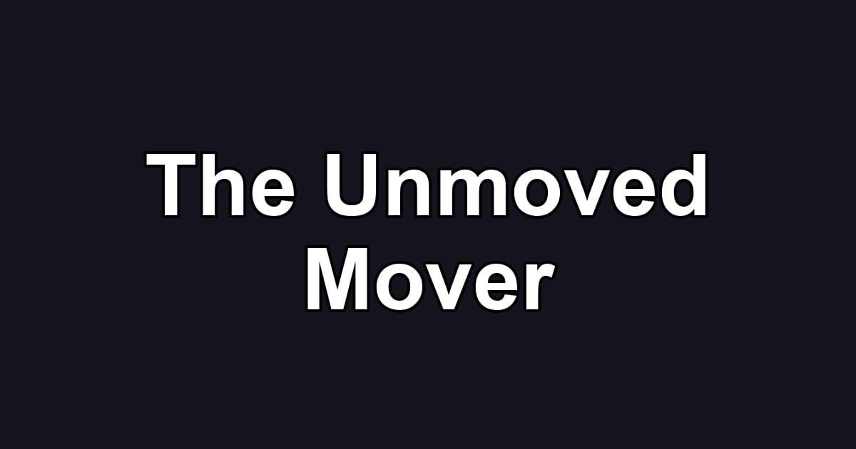 The Unmoved Mover