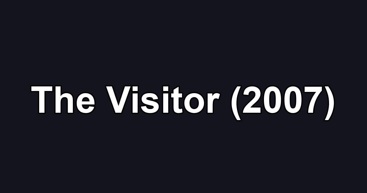 The Visitor (2007)