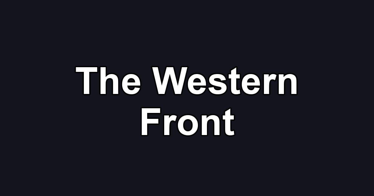 The Western Front