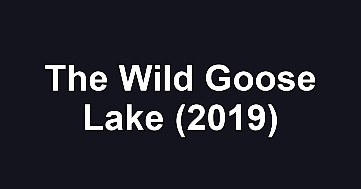 The Wild Goose Lake (2019)