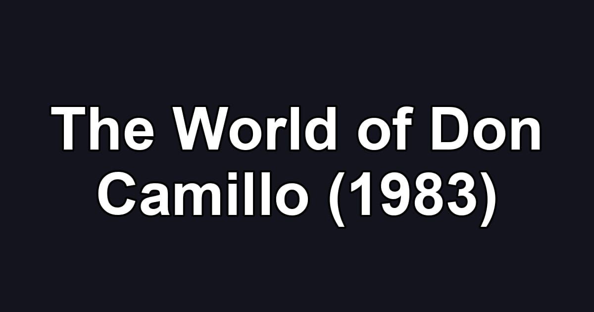 The World of Don Camillo (1983)